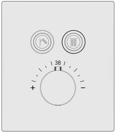 Душевая система Vincea Inspire VSFW-3I21T2RCH с термостатом Хром 