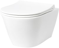 Унитаз Creto Logan L3 1003-001-L3W подвесной Белый без сиденья