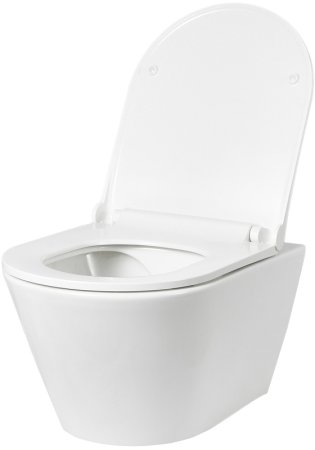 Унитаз Creto Logan L3 1003-001-L3W подвесной Белый без сиденья 