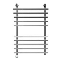 Полотенцесушитель электрический Ника Bamboo ЛБ3 100х50 левый тэн