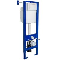 Инсталляция Berges Atom 410 040333 для унитаза с Белой клавишей смыва Инсталляция Berges Atom 410 040333 для унитаза с Белой клавишей смыва