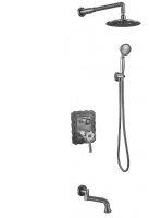 Душевая система ZorG Antic A104DS-SL Серебро