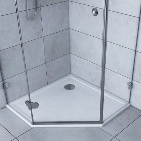 Душевой поддон из искусственного камня Aquaton Калифорния 100x100 1A714936CA010 Белый 