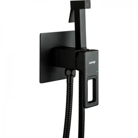Гигиенический душ со смесителем Gappo G17-6 G7217-6 Черный матовый 