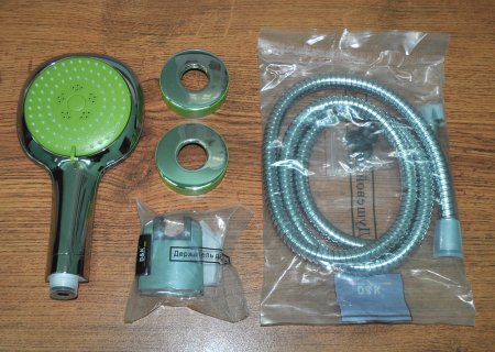 Смеситель D&K Berlin Humboldt DA1433212 для ванны с душем, зеленый 