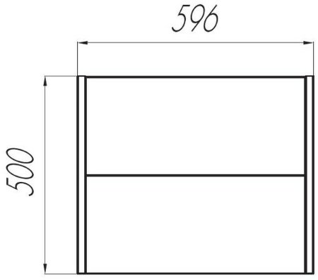 Тумба под раковину Aquaton Брук 60 1A201901BCDF0 подвесная Дуб феррара 