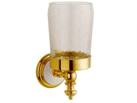 Стакан для зубных щеток Boheme Palazzo Bianco 10104 Золото 