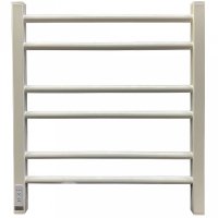 Полотенцесушитель электрический Grois Nex GR-111 500/600 П6 RAL9016 белый матовый диммер слева