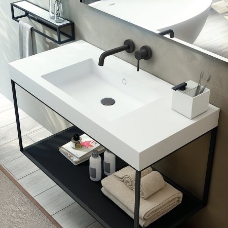 Смеситель для раковины Paini Cox 78PZ208 Черный матовый 