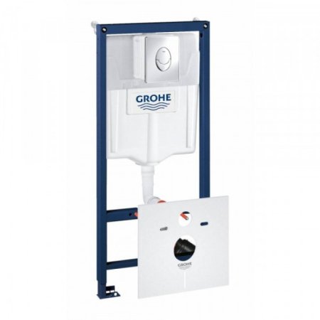 Инсталляция для унитаза GROHE Rapid SL 38750001, комплект 4 в 1, монтажная высота 1.13 м (Грое) 