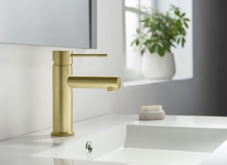 Смеситель Timo Saona 2361/17F для раковины, золото матовое 