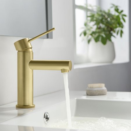 Смеситель Timo Saona 2361/17F для раковины, золото матовое 