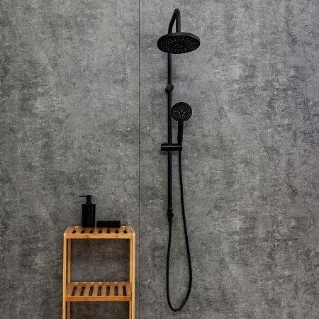 Душевая система Orange O-Shower OW02b Черная матовая 