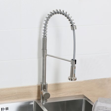 Смеситель для кухни Melana F8111 Сатин 