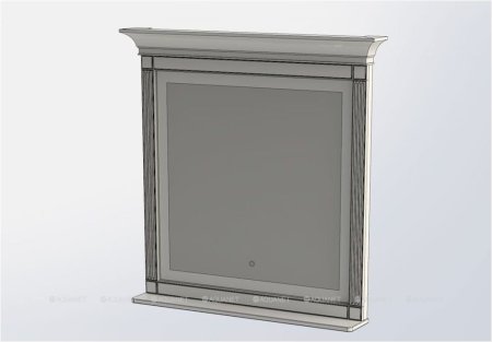 Зеркало Aquanet Селена 105 белый/серебро 