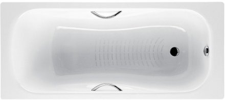 Стальная ванна Roca Princess 150x75 2204E0000 с антискользящим покрытием 