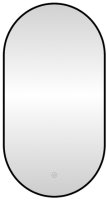 Зеркало с подсветкой LED Fixsen FX-3100B овальное 50х100 см, черное Зеркало с подсветкой LED Fixsen FX-3100B овальное 50х100 см, черное