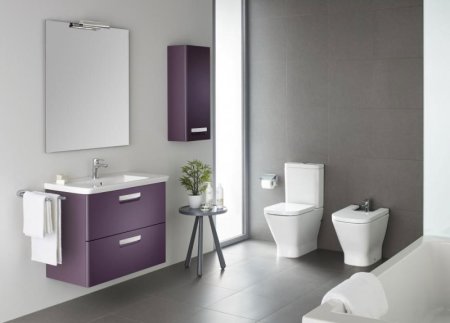 Тумба под раковину Roca The Gap 60 ZRU9302742 подвесная Фиолетовая 