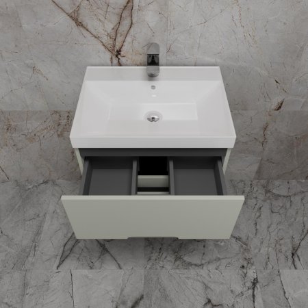 Тумба напольная Style Line "Матис 80" под ASTI 80 (2 ящика), ОЛИВА, ЭМАЛЬ 