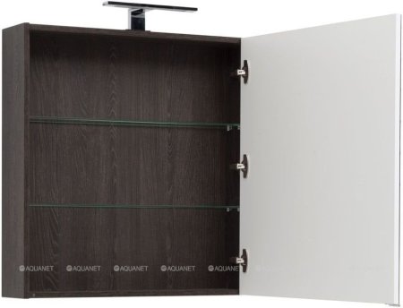 Зеркало-шкаф Aquanet Остин 75 дуб кантербери 