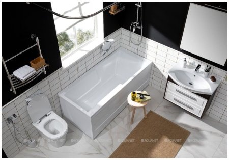 Зеркало-шкаф Aquanet Остин 75 дуб кантербери 