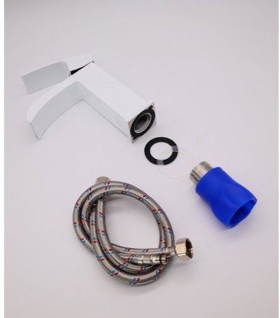 Cмеситель для раковины GANZER GZ44014F WHITE 