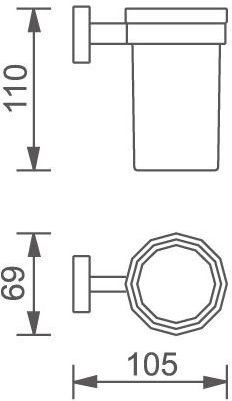 Стакан Aquanet 4784 