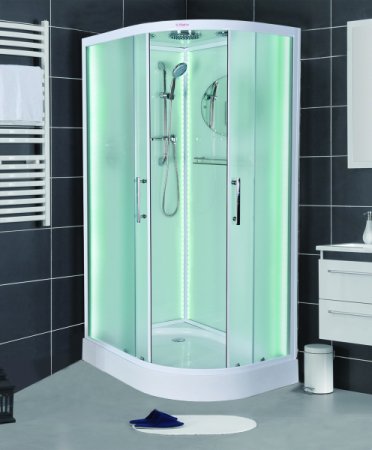 Душевая кабина Esbano Led ES-L115CR Left 