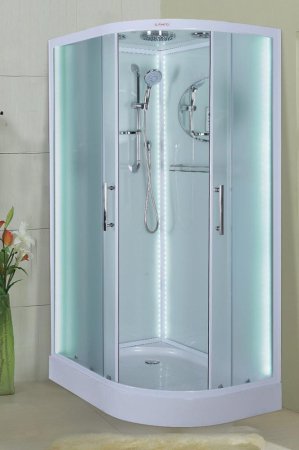 Душевая кабина Esbano Led ES-L115CR Left 