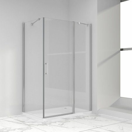 Душевой уголок Vincea Orta 120х80 VSR-1O8012CL профиль Хром стекло прозрачное 