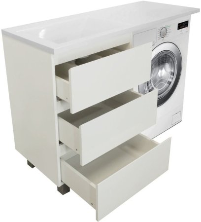 Тумба с раковиной Эстет Dallas Luxe 115 напольная, 3 ящика, L 