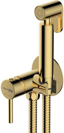 Гигиенический душ со смесителем WasserKRAFT A70738 Золото глянцевое 