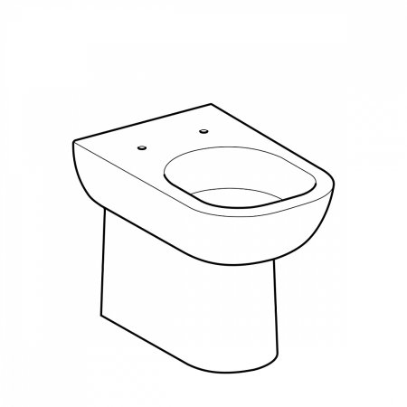 Унитаз приставной Geberit Smyle 500.213.01.1 