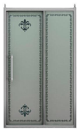 Душевая дверь в нишу Cezares Retro scorrevole BF1 110 PP Cr 