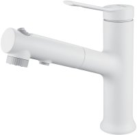 Смеситель для раковины многофункциональный Raffine F281C, белый