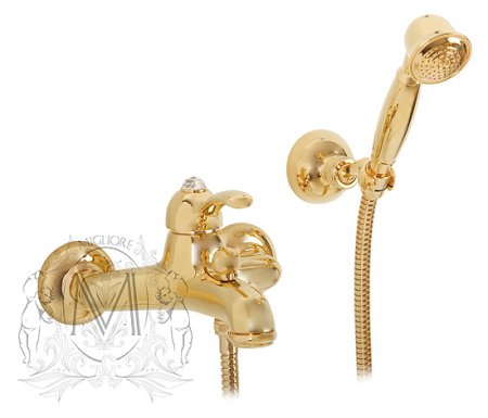 Смеситель Migliore Lem Swarovski ML.LEM-1902K.DO для ванны с душем 