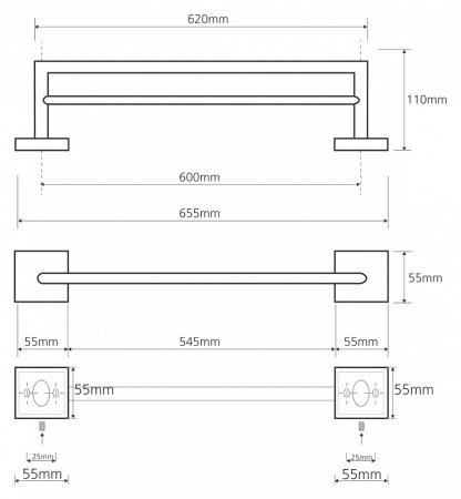 Полотенцедержатель Bemeta Beta 132204052 