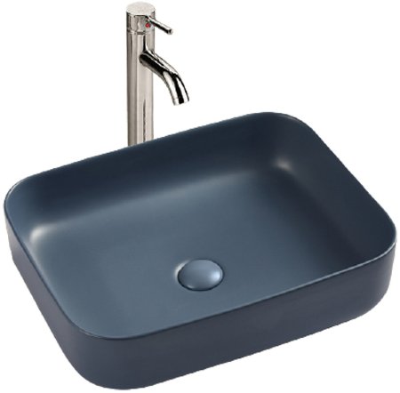 Раковина-чаша WeltWasser Elbach 2195 MNB 50 10000005603 Синяя матовая 