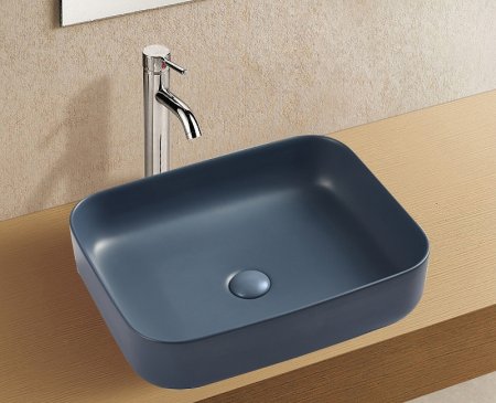 Раковина-чаша WeltWasser Elbach 2195 MNB 50 10000005603 Синяя матовая 
