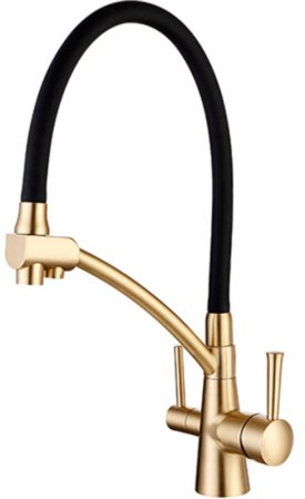 Смеситель для кухни Gappo G4398-1 Бронза Черный 
