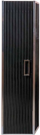 Шкаф пенал Boheme Armadi Art Monaco 35 868-BCR подвесной Черный глянец Хром 