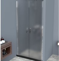 Душевая дверь BelBagno Uno 80 UNO-B-2-80-P-Cr профиль Хром стекло рифленое