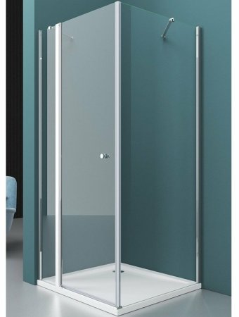 Душевой уголок BelBagno Etna 100х80 ETNA-AH-12-100/80-C-Cr профиль Хром стекло прозрачное 