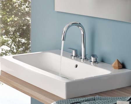 Смеситель Kludi Pure&Style 403930575 для раковины, с донным клапаном 