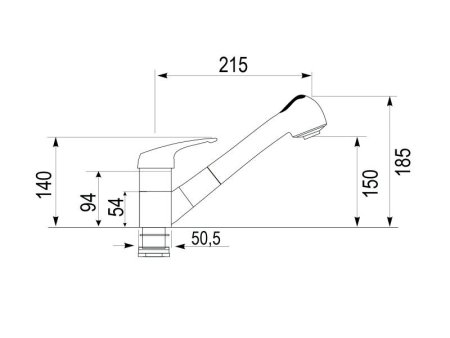 Смеситель для кухни Longran Impact G08940 Крома 