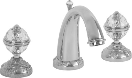 Смеситель Migliore Cristalia Swarovski ML.CRS-3712 Cr для раковины 