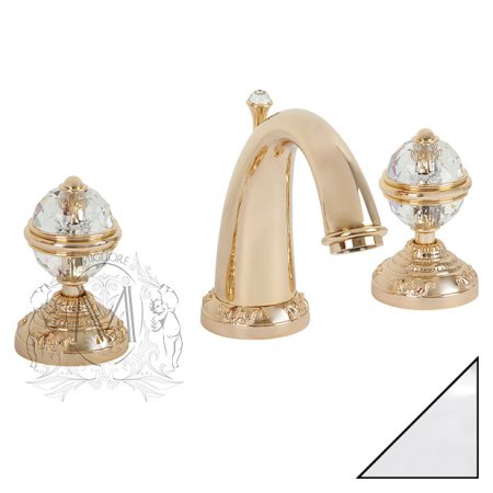 Смеситель Migliore Cristalia Swarovski ML.CRS-3712 Cr для раковины 