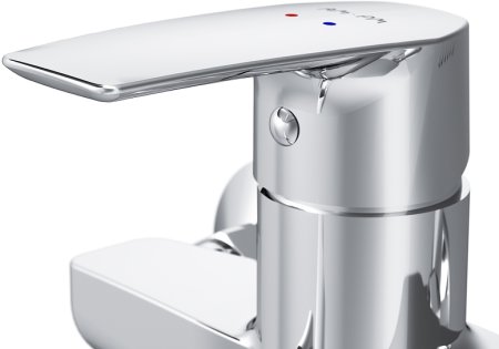 Смеситель для ванны AM.PM Gem F90A95000 универсальный Хром 