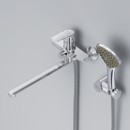 Смеситель для ванны AM.PM Gem F90A95000 универсальный Хром 