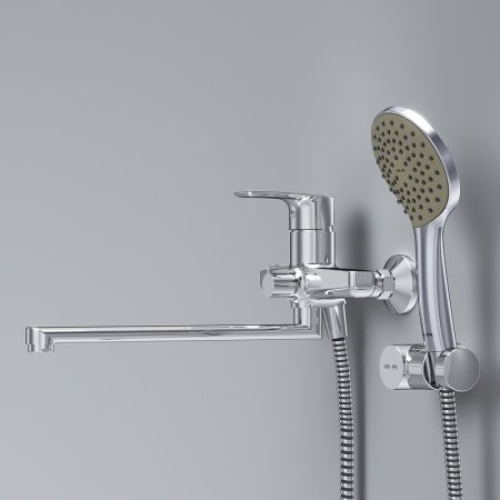 Смеситель для ванны AM.PM Gem F90A95000 универсальный Хром 